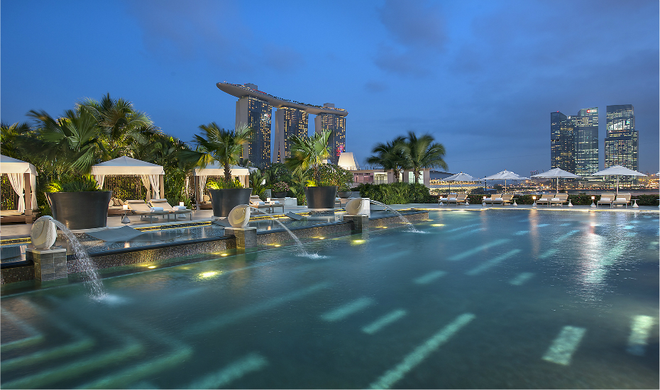 Mandarin Oriental | best hotel swimming pools in Singapore