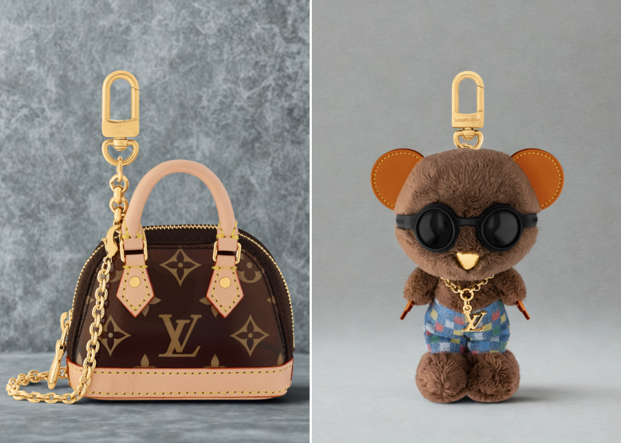 Louis Vuitton's mini bag and brand mascot | Bag charms in Singapore