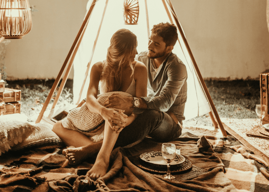 sex resolutions | couple in tent