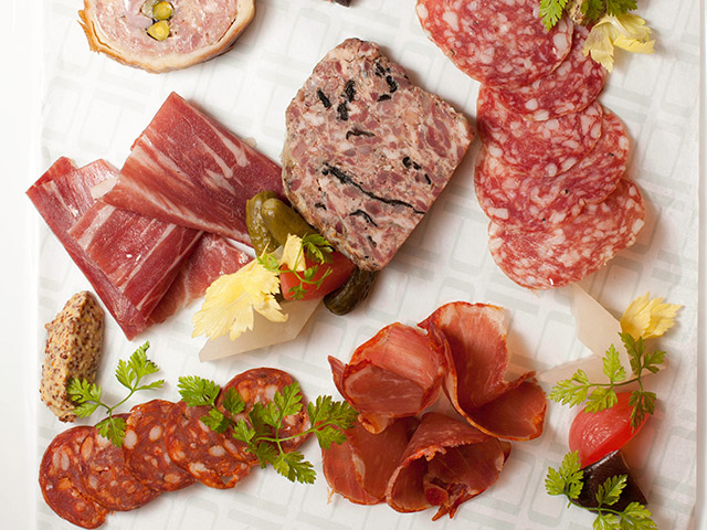 Get your hands on some house made charcuterie at the farmers' market