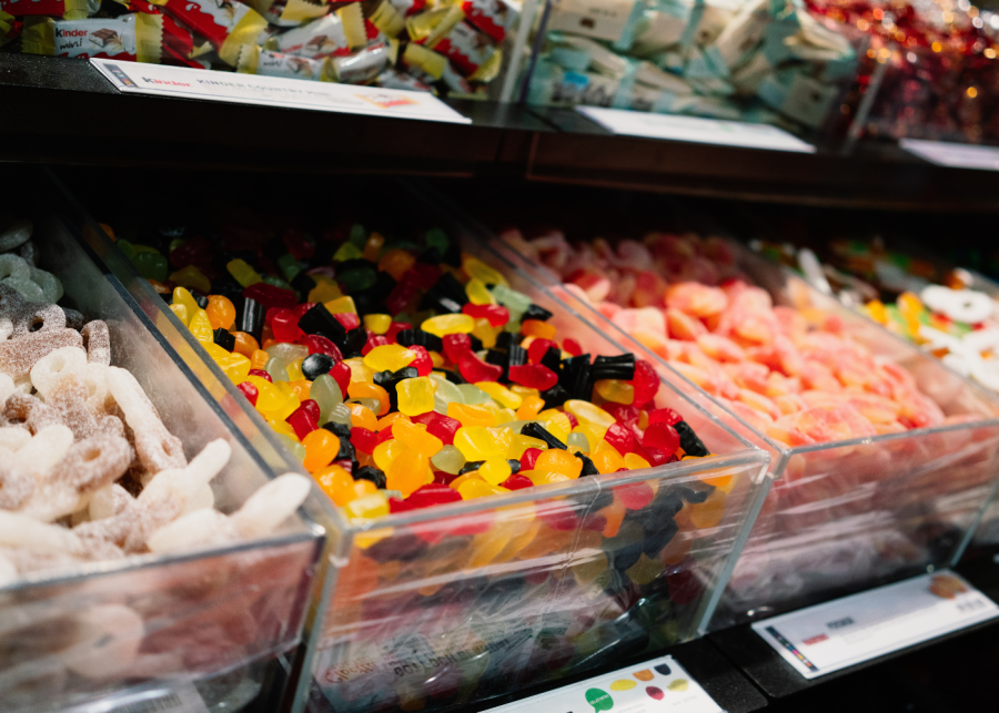 candy shops in singapore | gummies on shelf