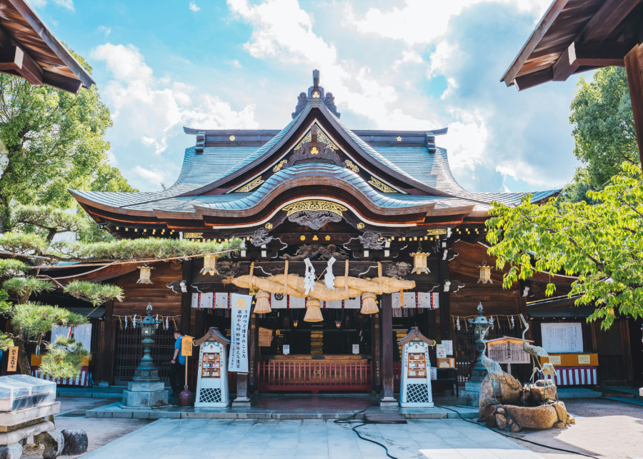 things to do in fukuoka | kushida shrine