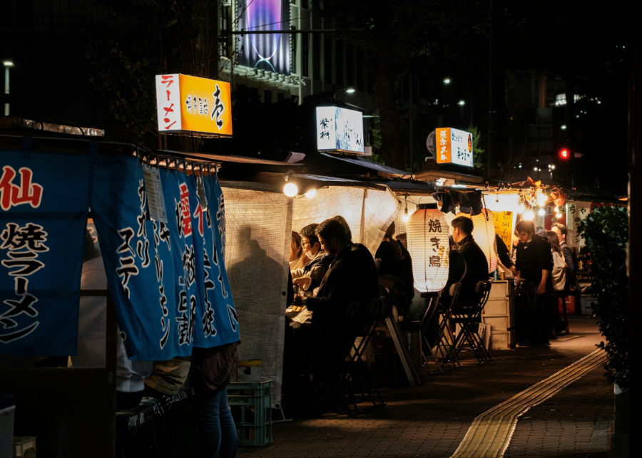 things to do in fukuoka | nakasu yatai yokocho food stalls street