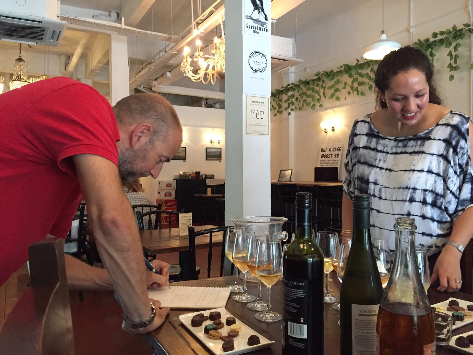 Merchants Wine Cellar Artisanal Chocolates & Wine Pairing