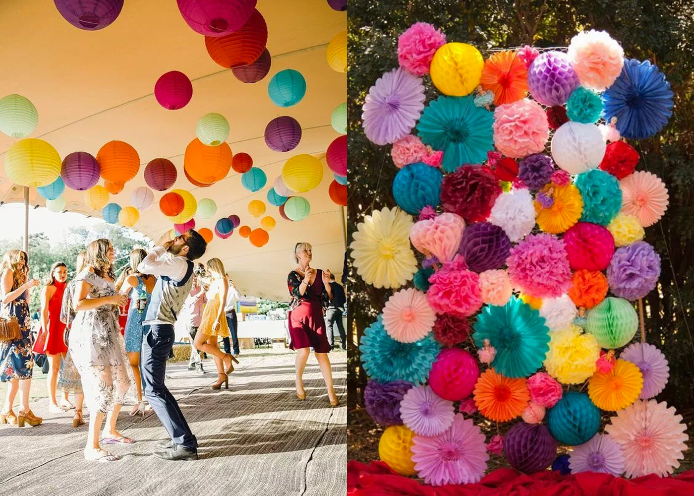 Wedding decor inspiration: 10 colourful rainbow decoration ideas