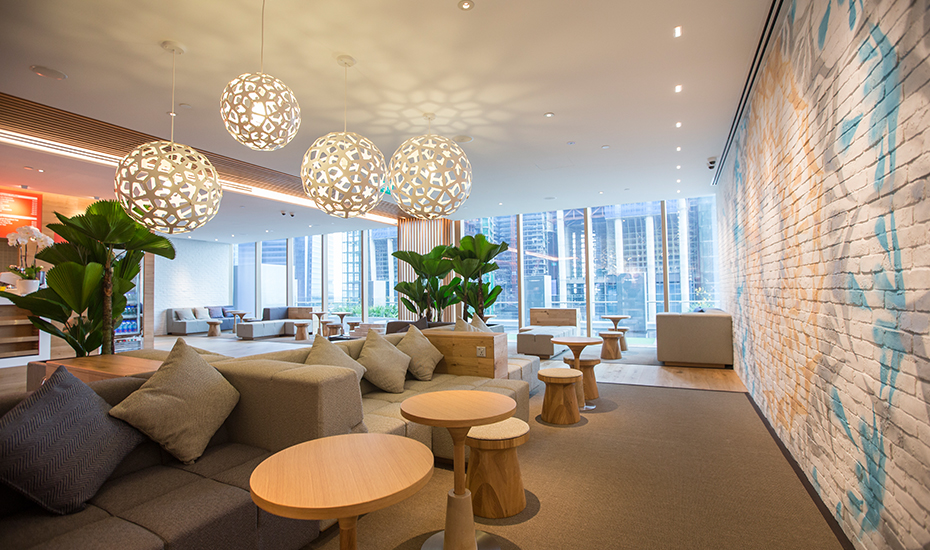 Pure Asia Square Tower 2 Yoga Lounge Area