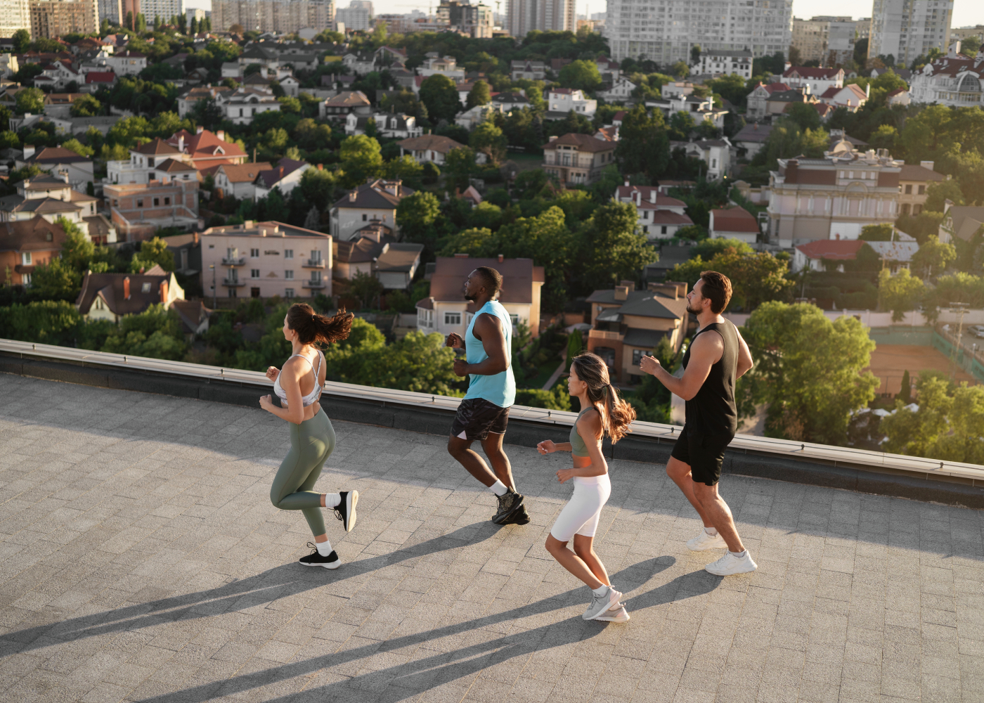 People running together | Running clubs in Singapore