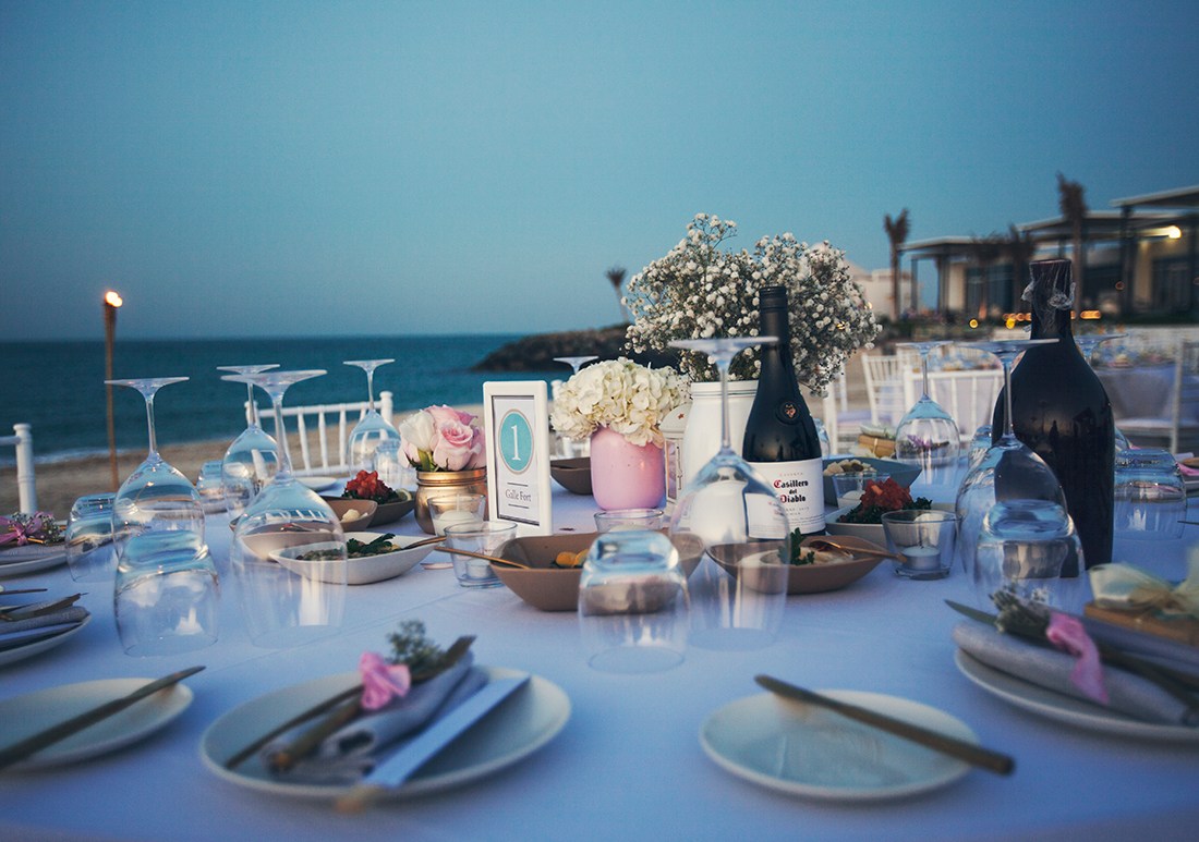 Real wedding: Geert and Tanya’s classy, romantic beach wedding at Abu Dhabi’s Zaya Nurai Island Resort