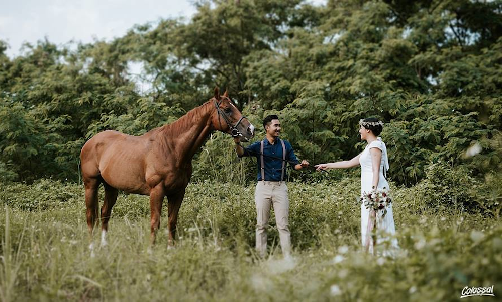 Volkswagen cars in Singapore: VW Beetles, Cabriolets, scooters, vintage bicycles, and other unique ways to make an entrance at your wedding