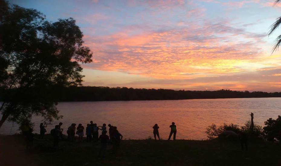 Catch the break taking sunset from Pulau Ubin