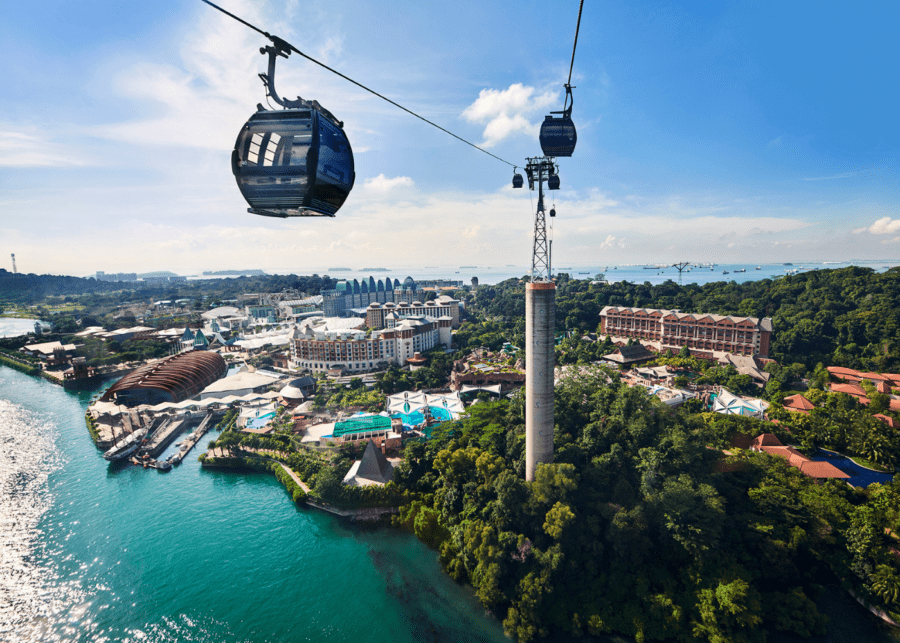 cable car dining | romantic places singapore