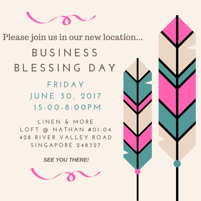 Linen & More's New Location! Singapore