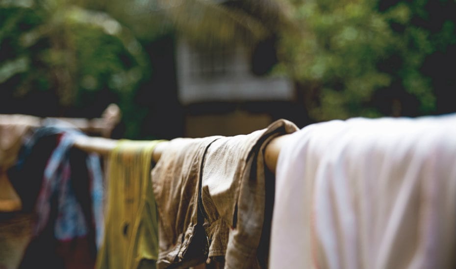 Better take your laundry in before sundown! Photography: Peter Hershey