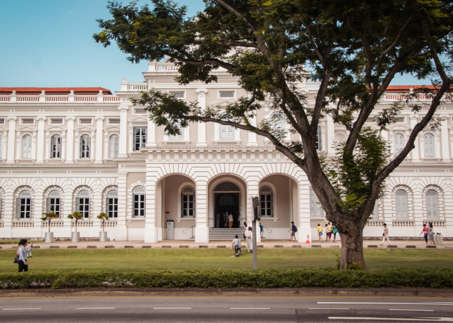 national museum of singapore facade