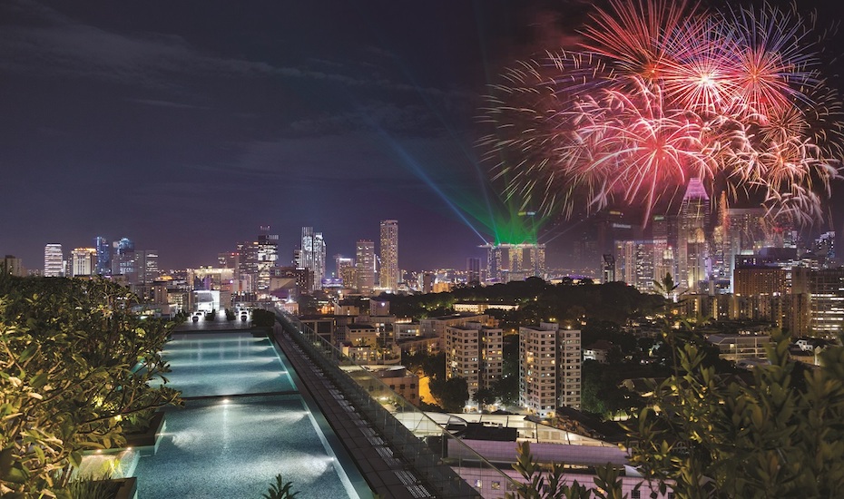 Hotel Jen | watch New Year fireworks