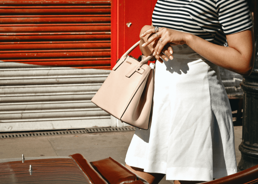 woman carrying bag | bag cleaning