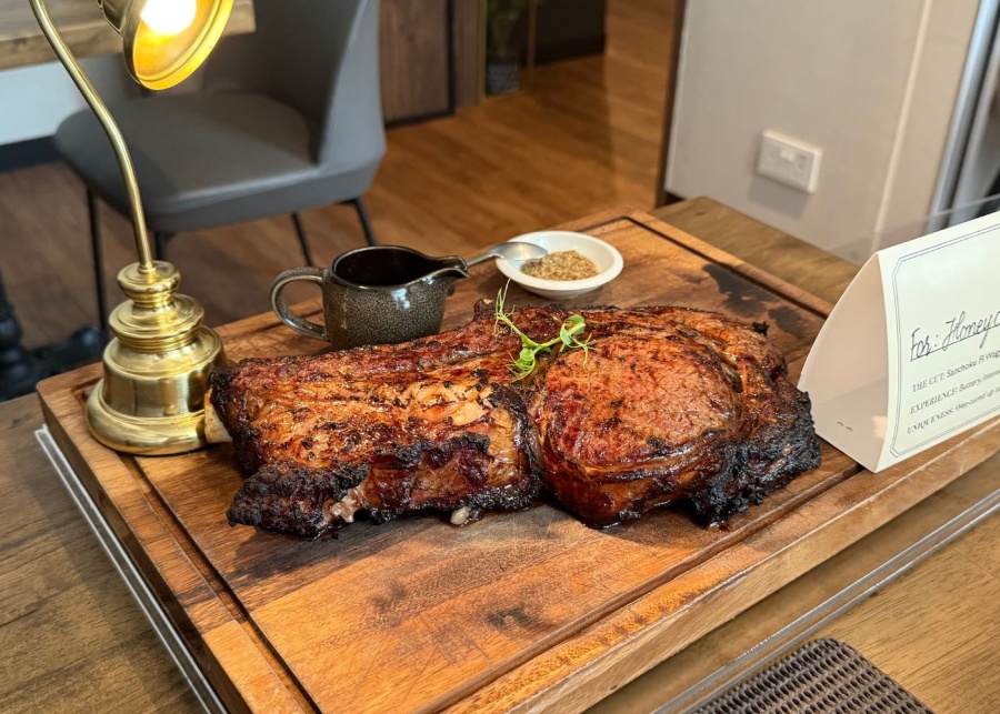 Tomahawk contemporary steakhouse wagyu tomahawk