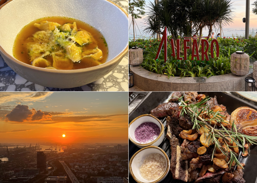 1-Alfaro review: Idyllic Italian rooftop restaurant and bar with waterfront sunset views