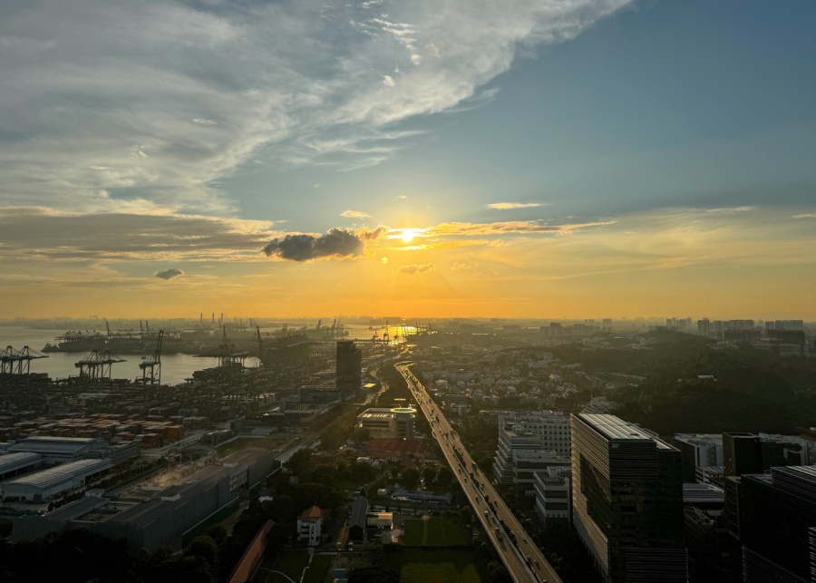 1 alfaro singapore sunset view from labrador tower