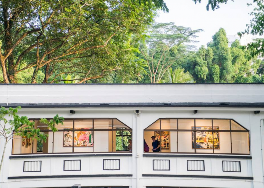 black and white houses singapore | gillman barracks