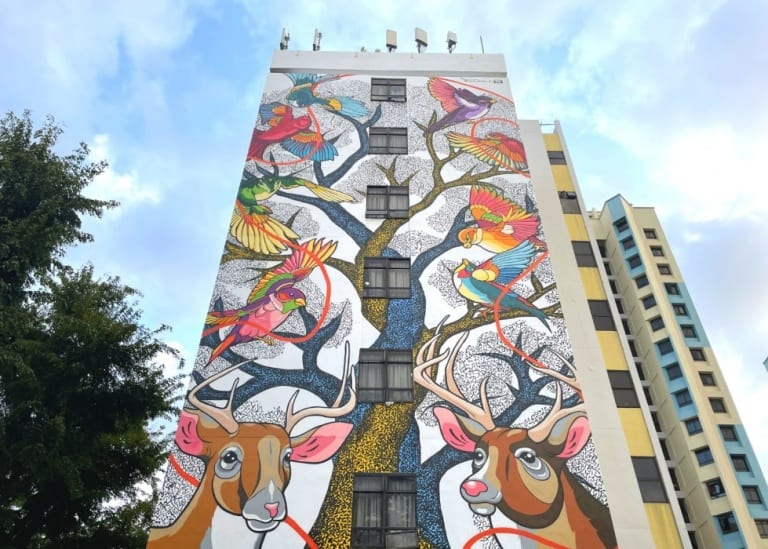 Where to find street art in Singapore by neighbourhood