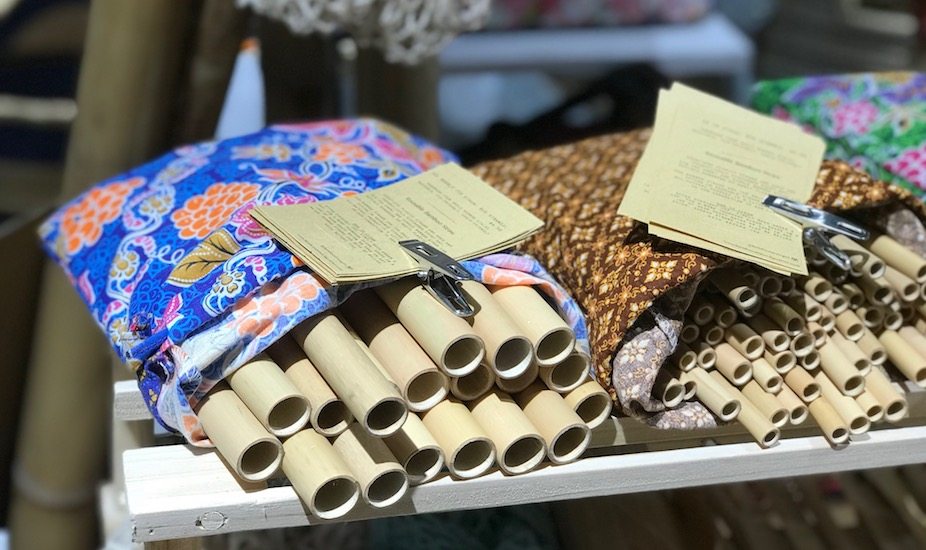 Reusable straws in Singapore: Bamboo Straw Girl's range is available at the Green Collective popup (including smoothie and bubble tea sizes!)