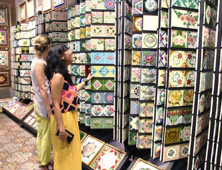 Singapore-inspired home decor: Peranakan Tiles Gallery 