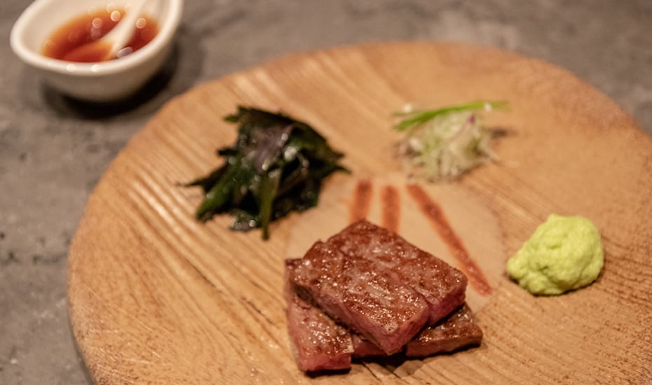 Ohmi Wagyu Steak | Waku Ghin MBS