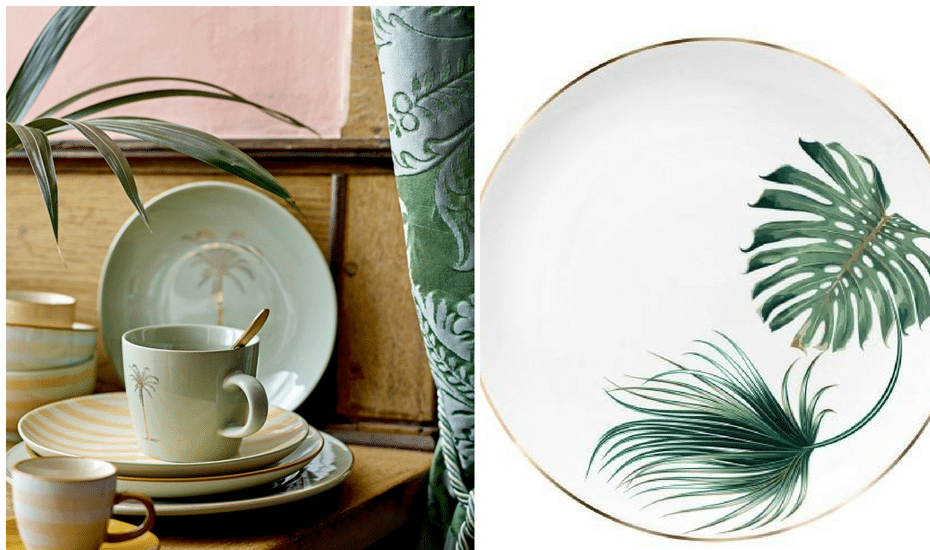 Leafy Tableware | Botanical Home Decor