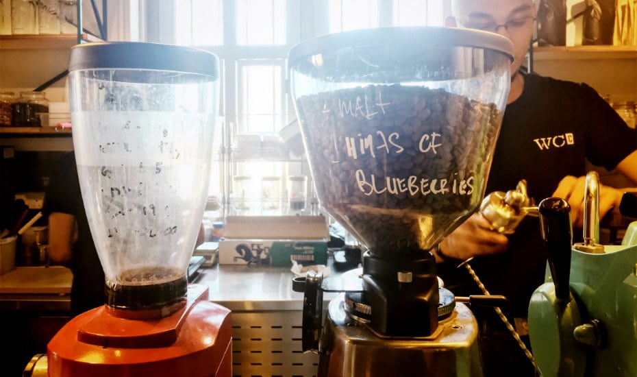 There are three signature blends in Working Class Coffee and while it might be specialty coffee, they still make it the old-school way: using a strainer.