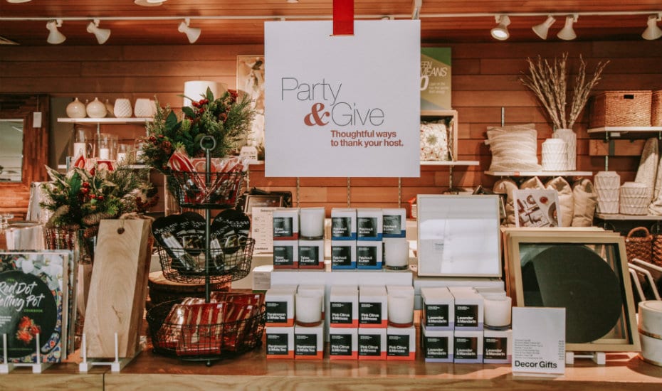 Tune out the noise of Christmas shopping and find home decor goodness at Crate and Barrel