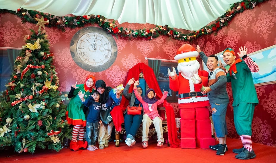 Legoland Malaysia Santa's grotto at Brick-Tacular Winter Wonderland