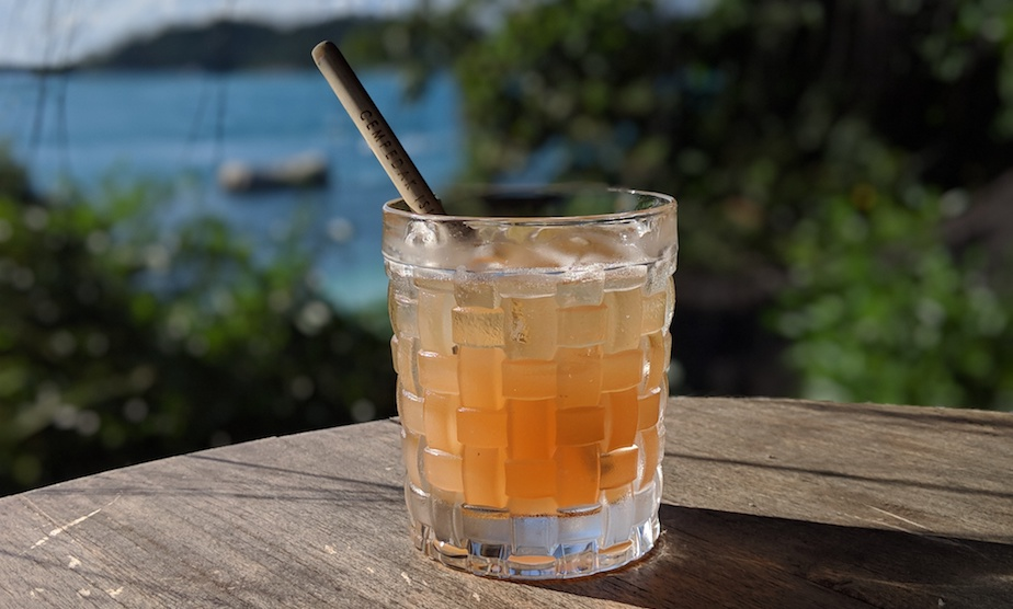 Craft cocktails at Dodo Bar Cempedak Private Island