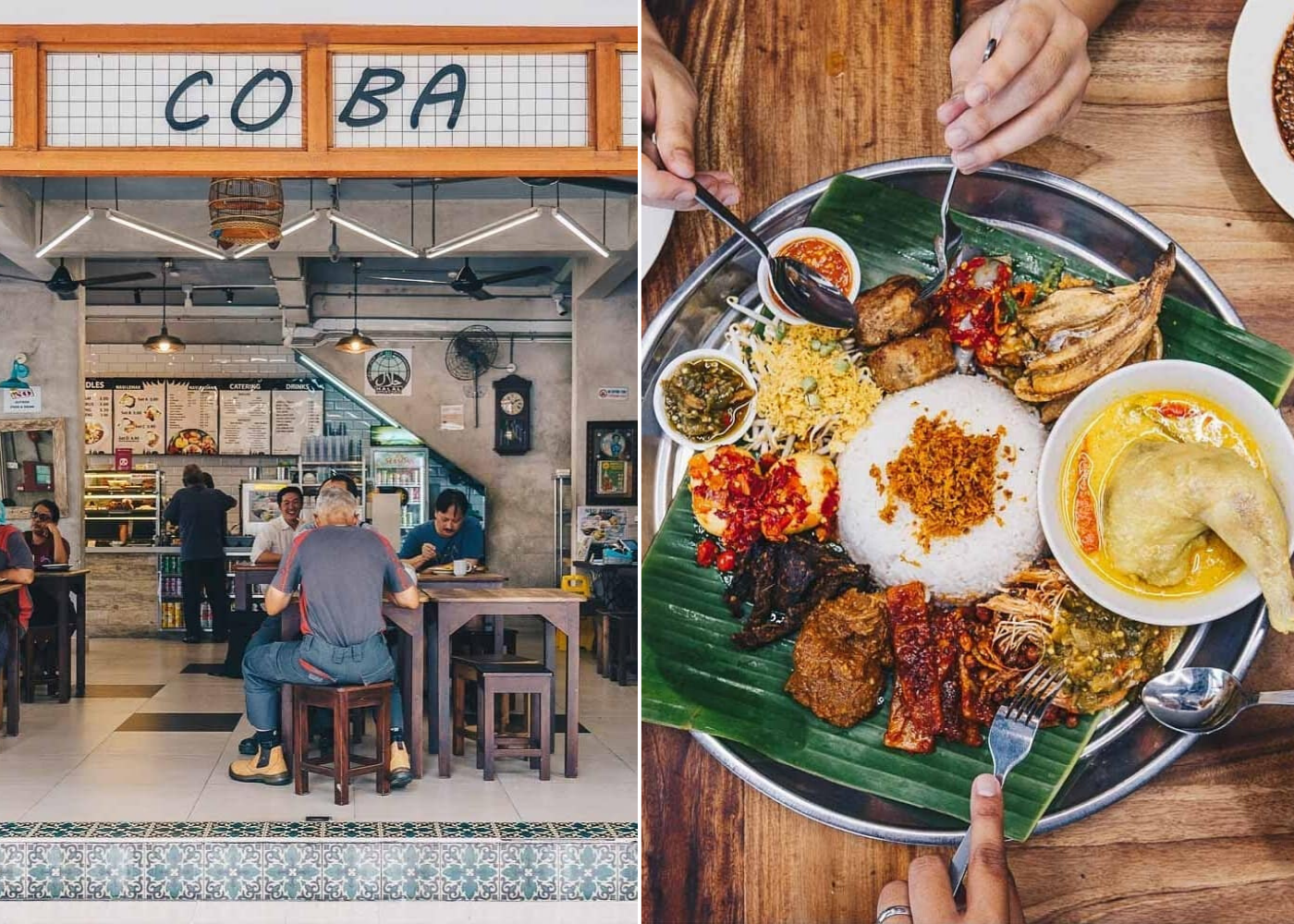 halal restaurants in singapore: coba coba