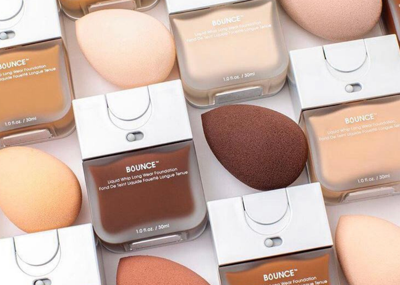 There are 40 shades | Bounce Liquid Whip Long Wear Foundation