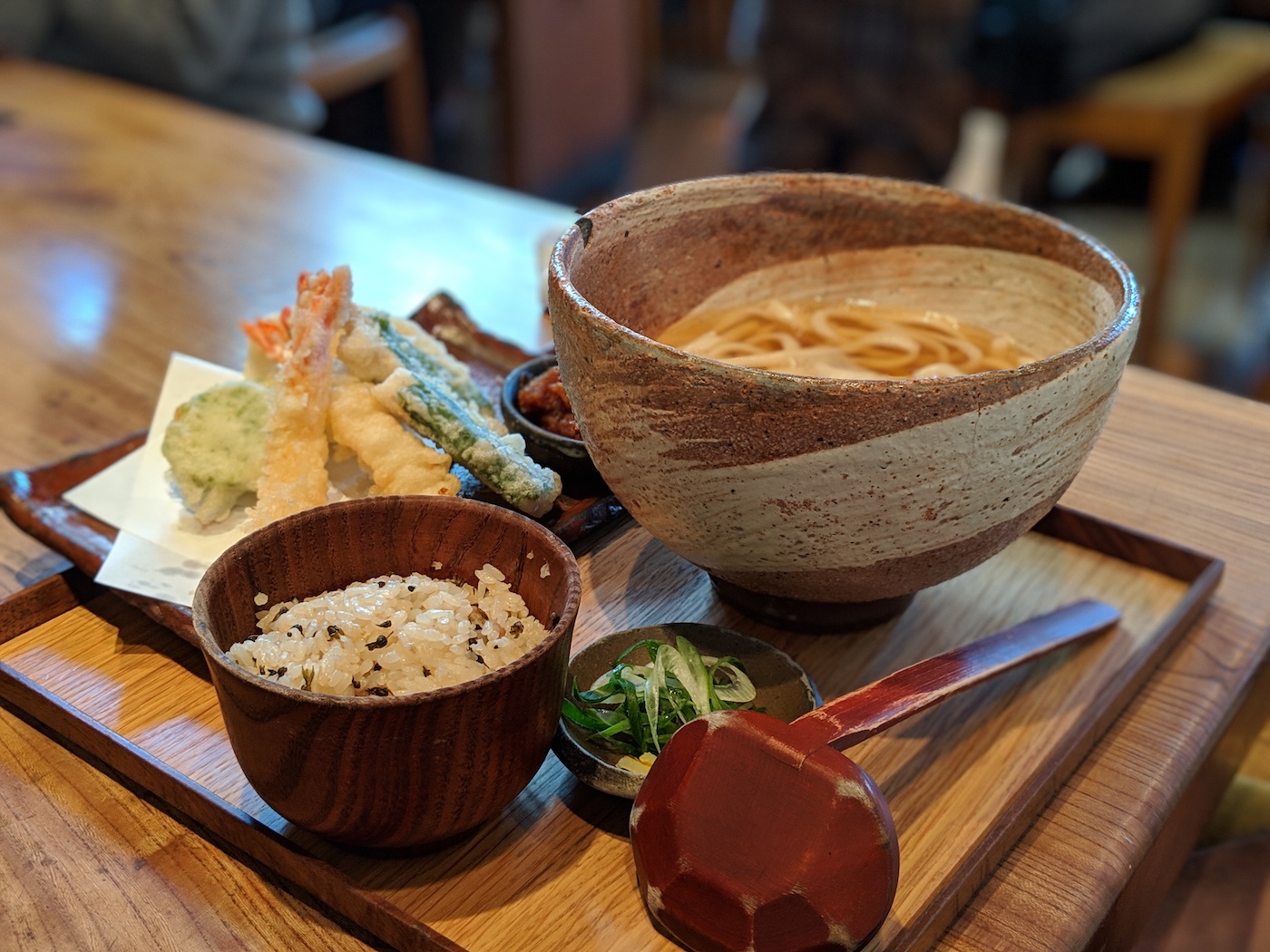 Best tempura udon in Ebisu Tokyo: Udon Yamacho