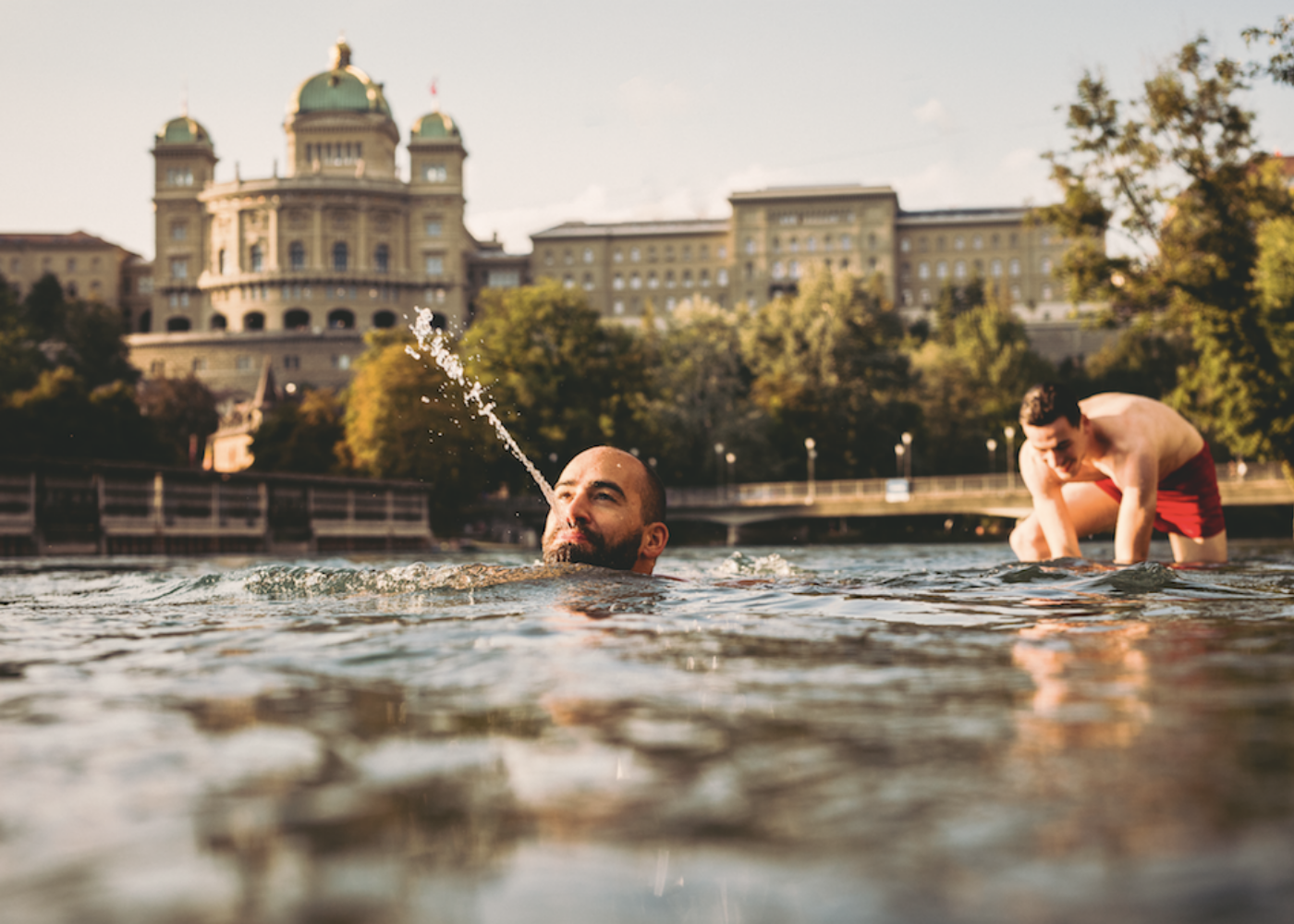 Bern, Switzerland river