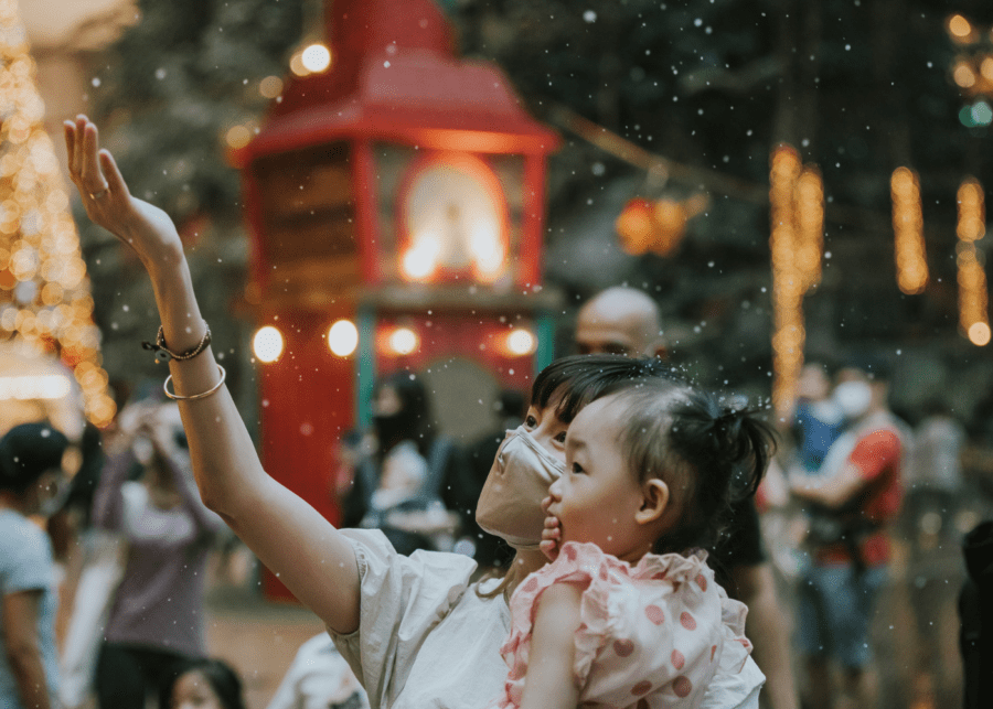 Snow in Singapore: Changi Airport