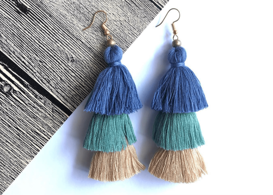 DIY Macrame Earrings: Step by Step - Consumer Crafts | Diy macrame earrings,  Diy earrings tutorial, Macrame earrings