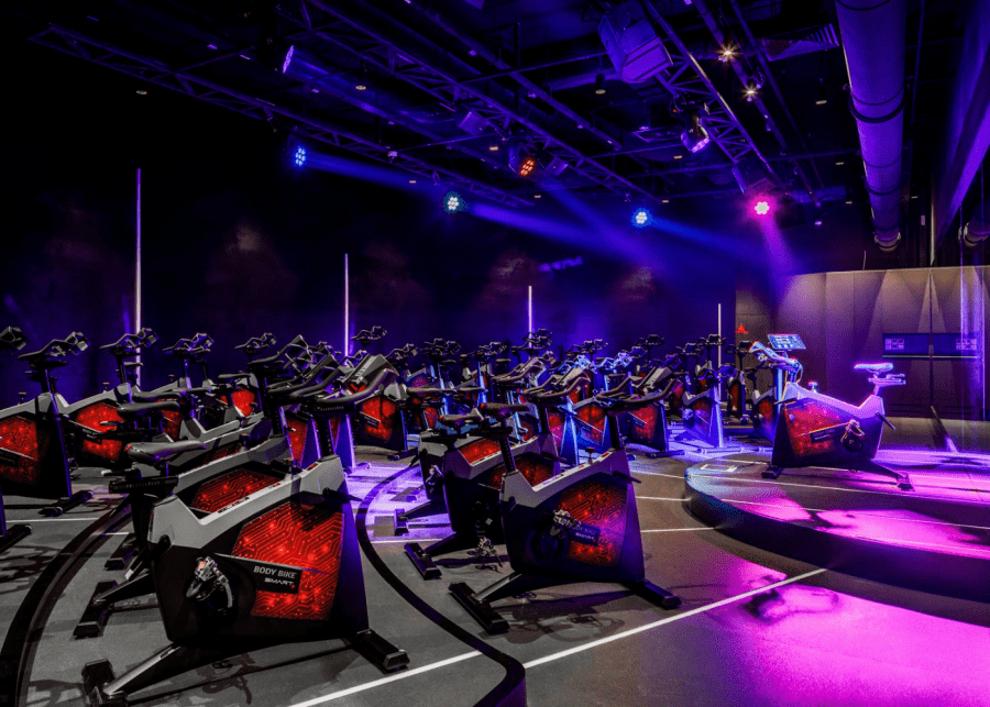 Neon cheap spin class