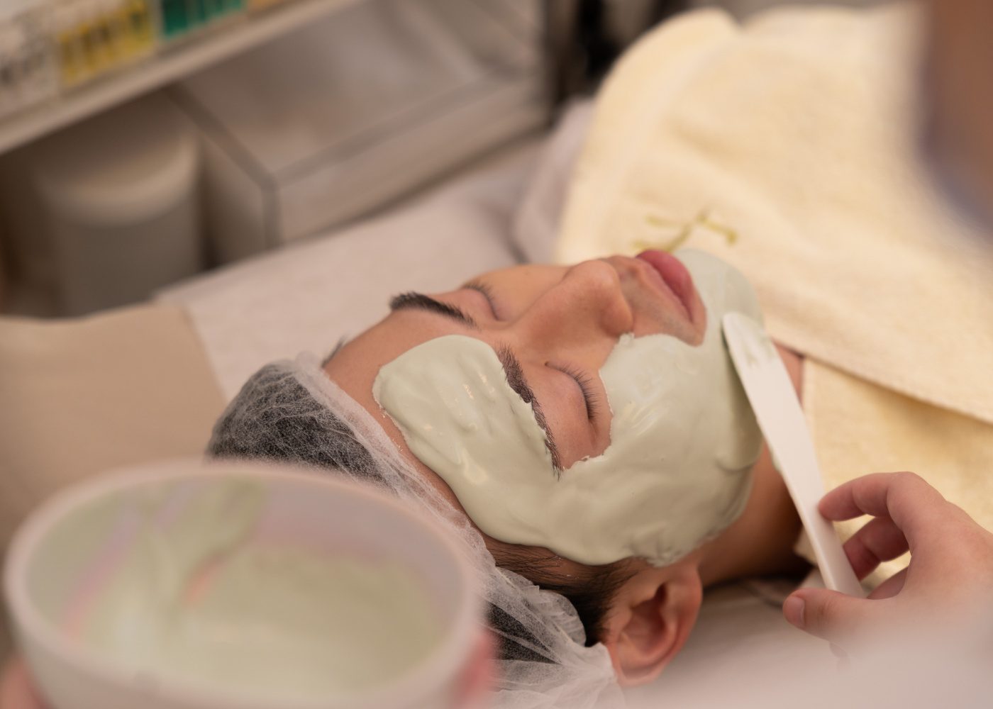 Men's spas for massages, facials and body scrubs