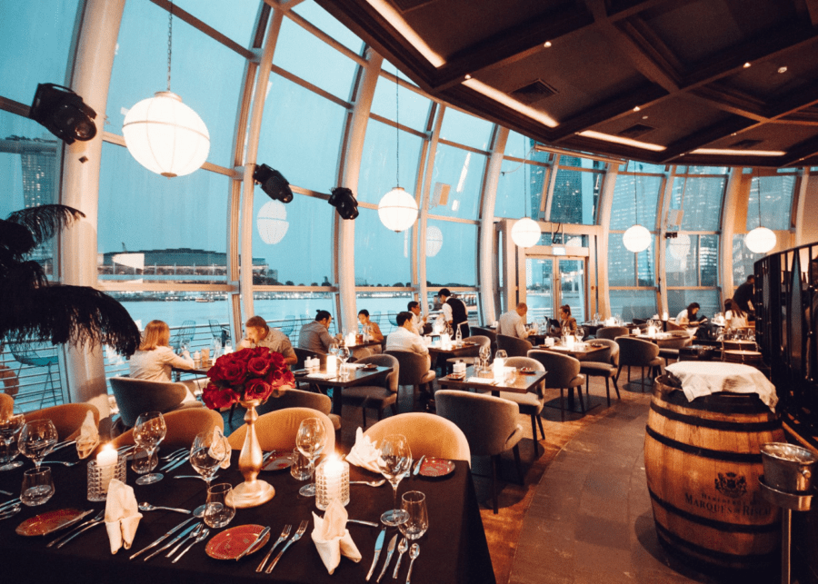 monti | romantic restaurants singapore