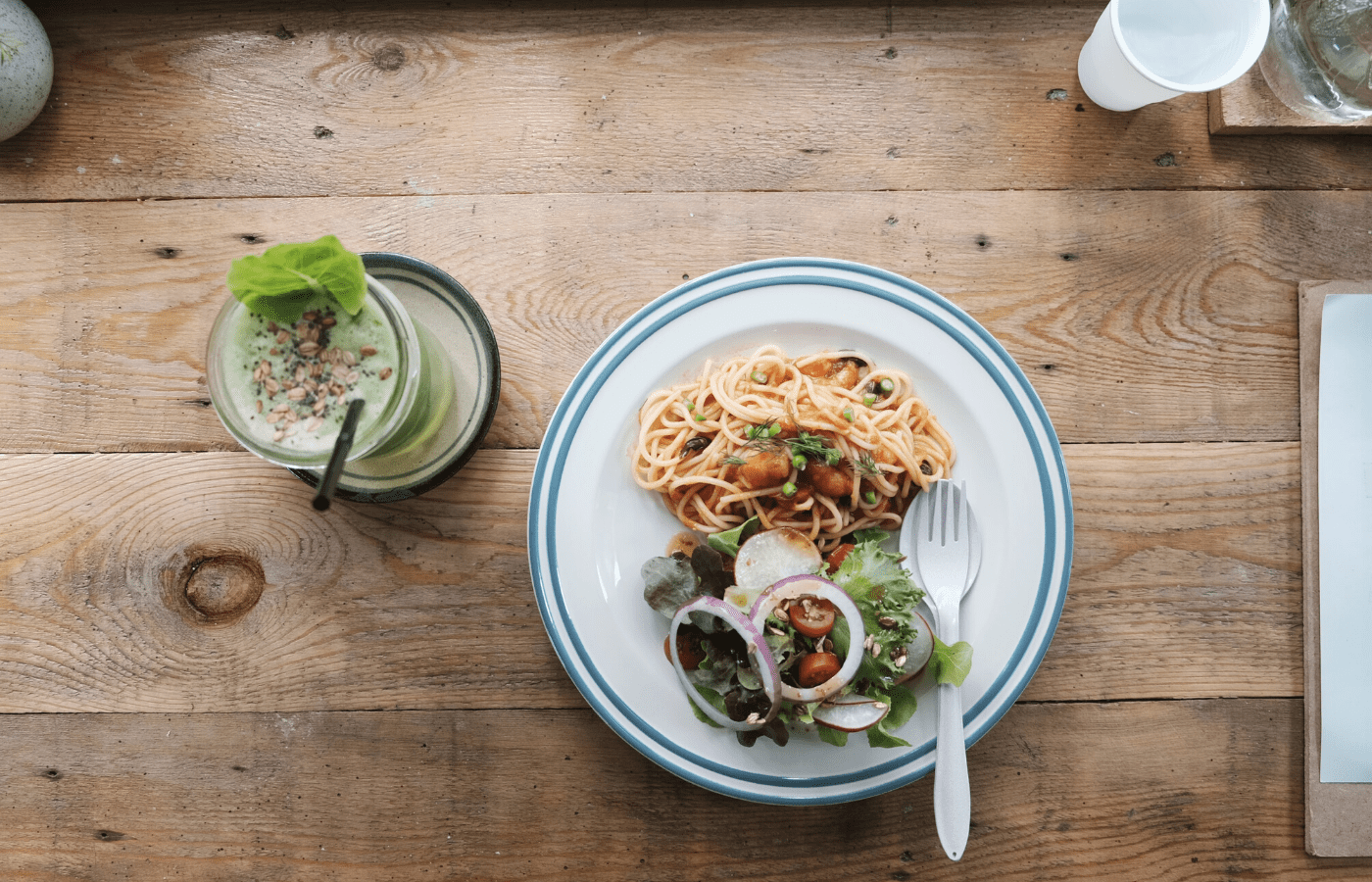 pasta on table | Alternative food delivery platforms in Singapore