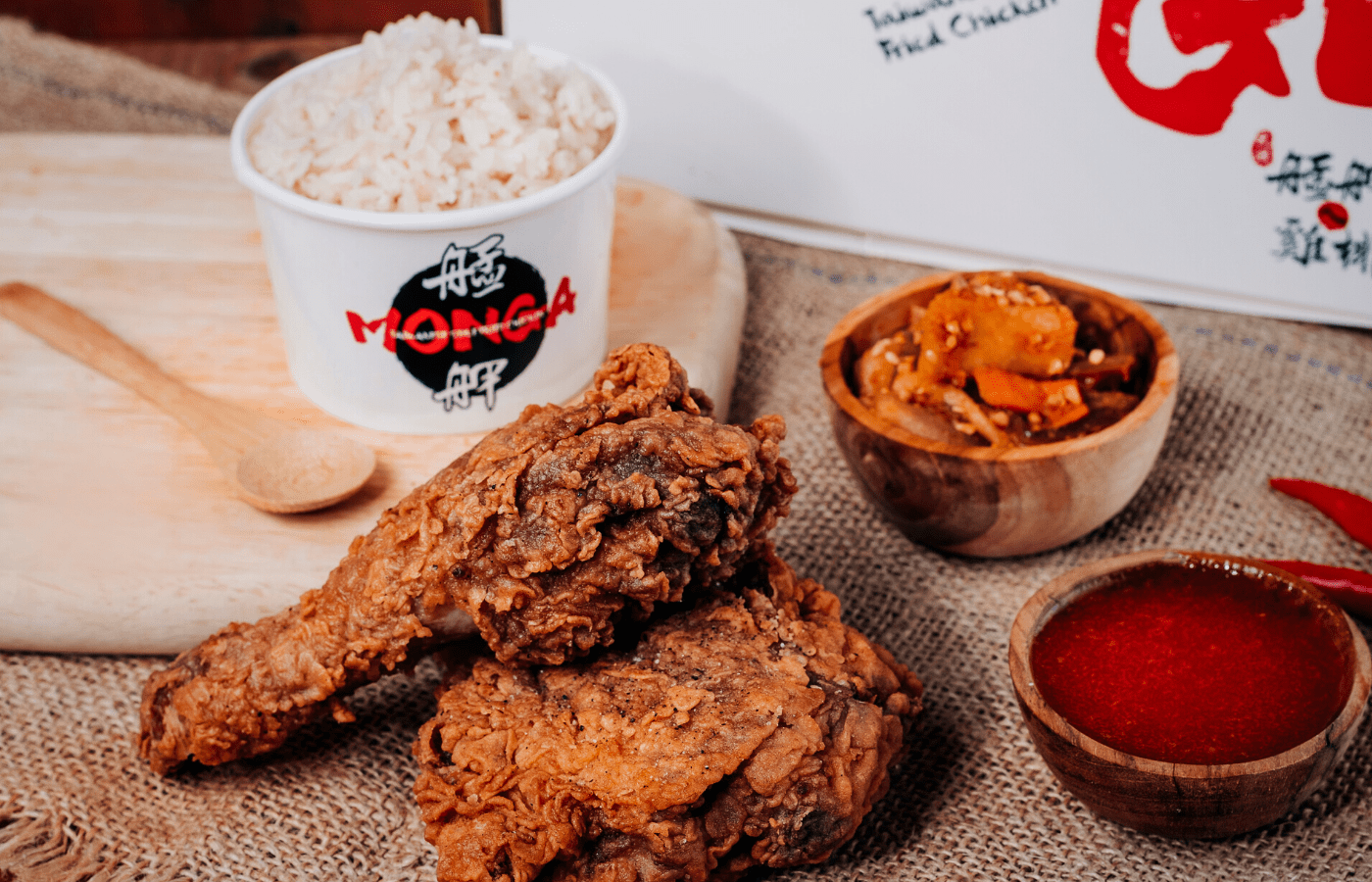 monga chicken bento box delivery