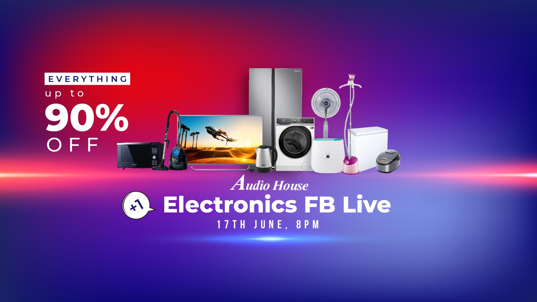 [Audio House Electronics FB Live] Stand to Win 5 Fans & Sharp Mosquito