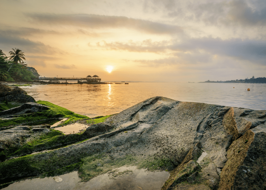 Hiking in singapore: Pulau ubin