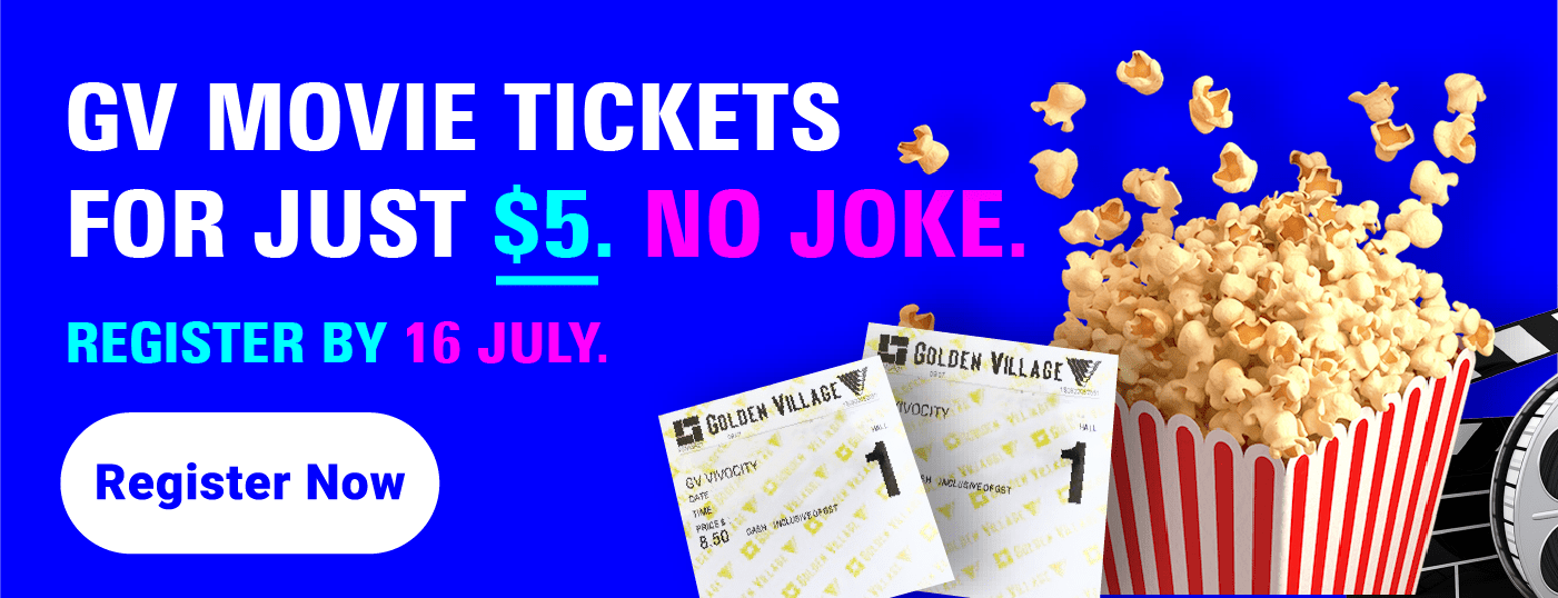 5 GV Movie Ticket Online Sale Event Singapore