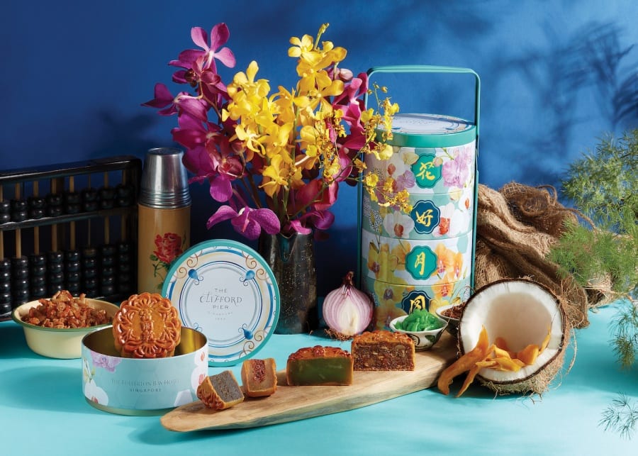The Clifford Pier Mooncake Tingkat The Fullerton Bay Hotel Singapore
