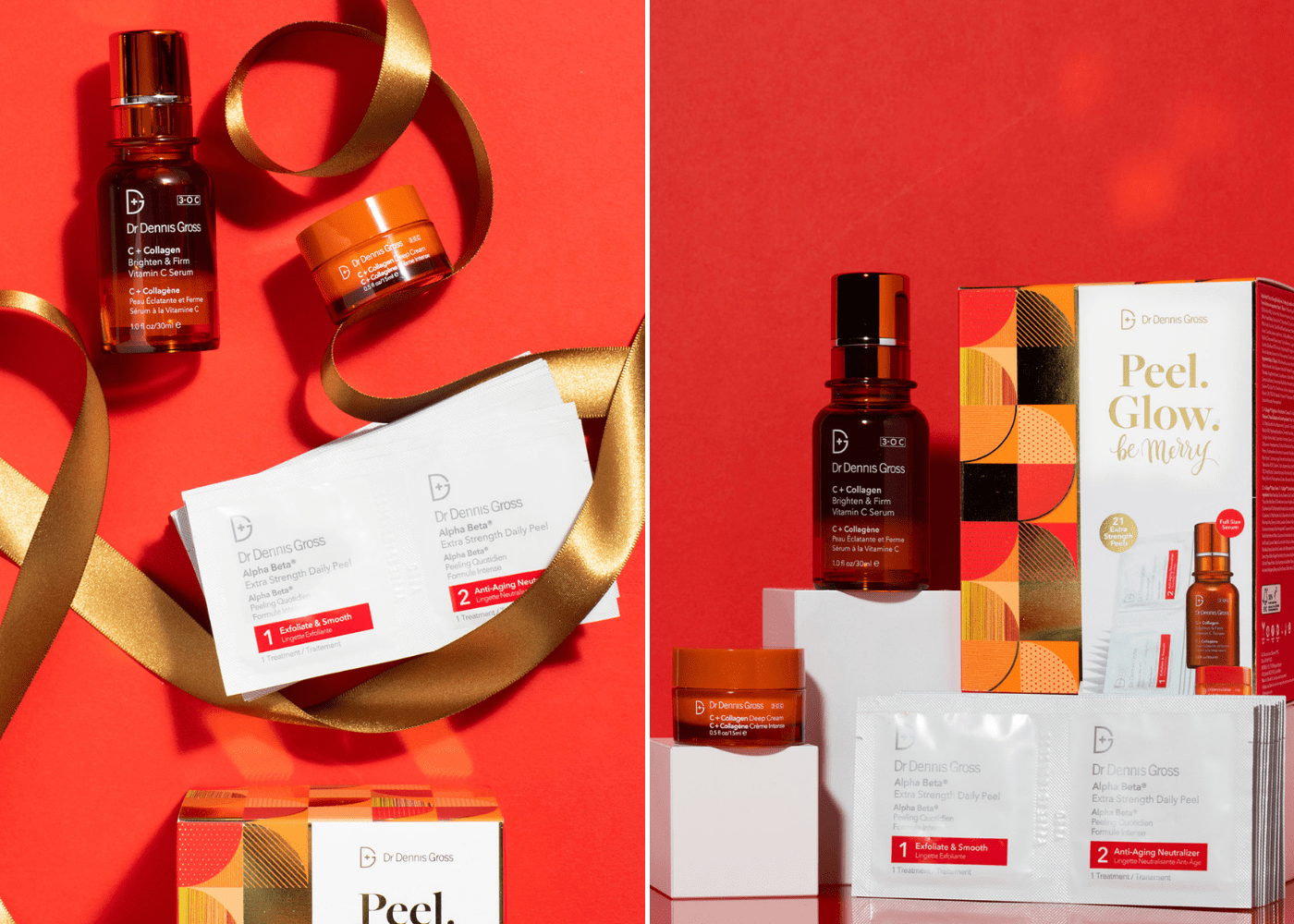 Dr. Dennis Gross Peel Glow Be Merry Skincare Kit