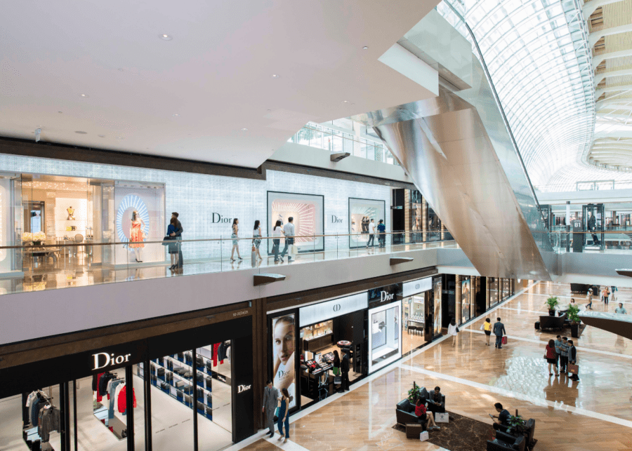 the shoppes at marina bay sands | shopping malls in singapore